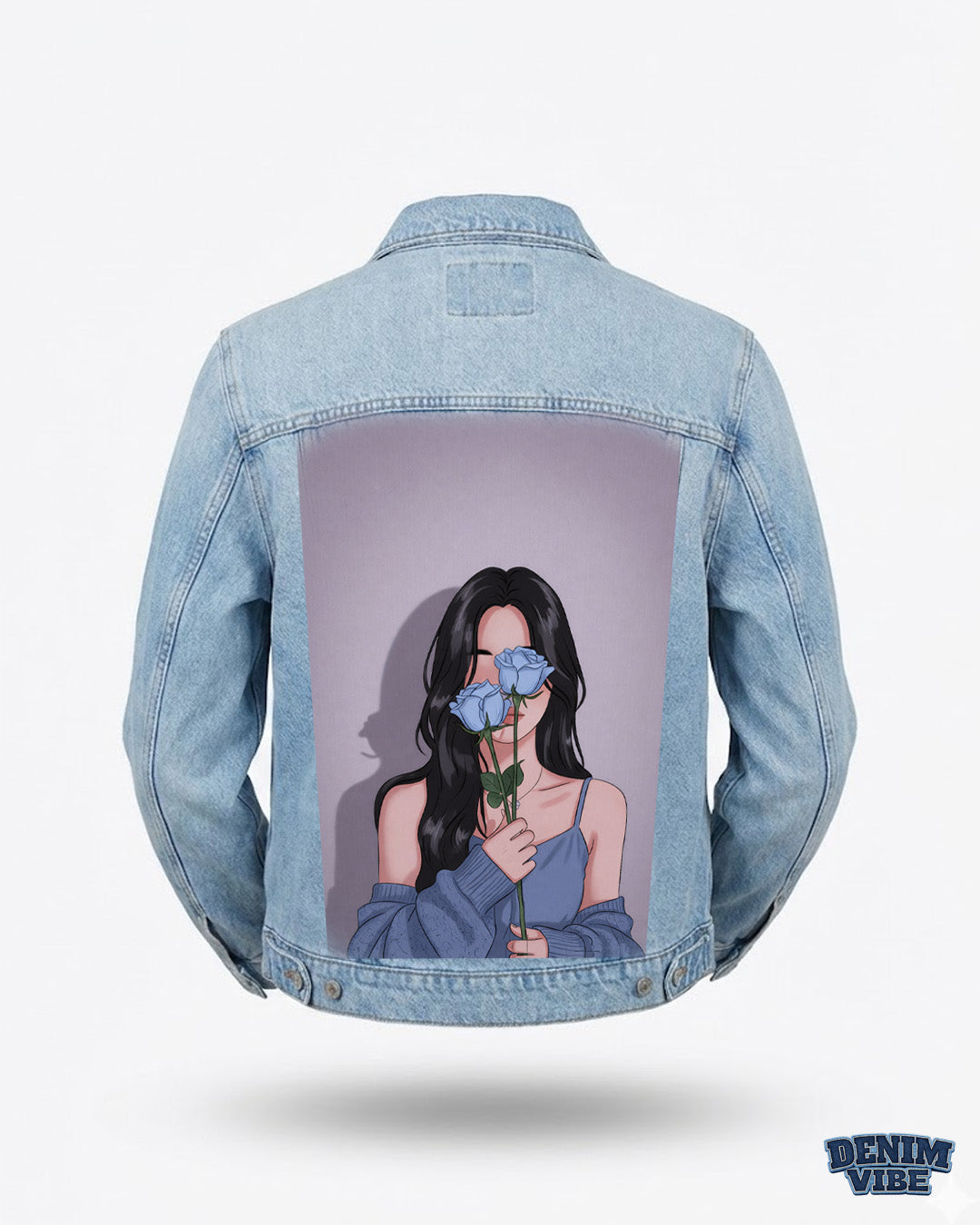Petal Muse – Denim Jacket
